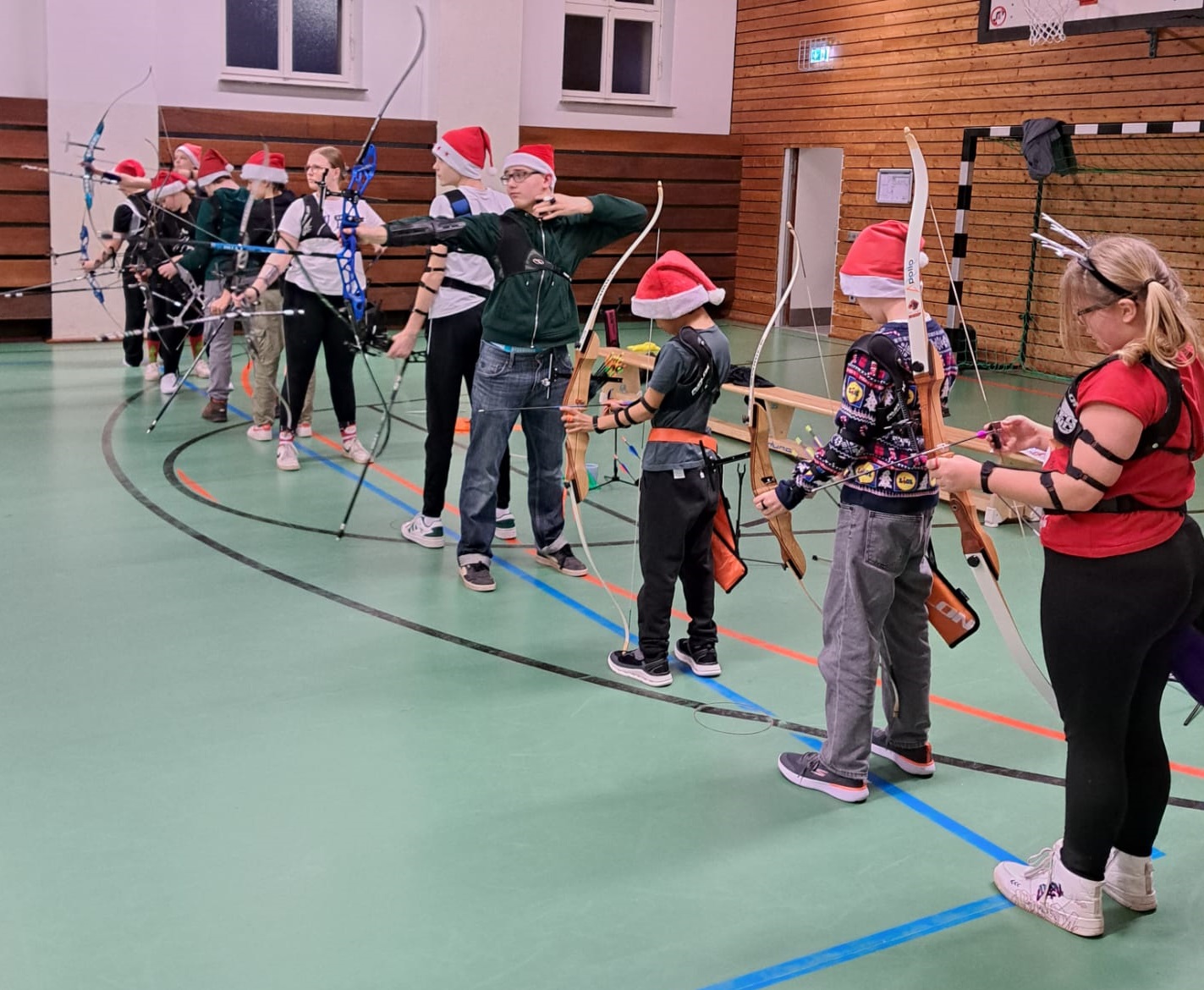 Weihnachtsabschluss Jugend Schießlinie kl